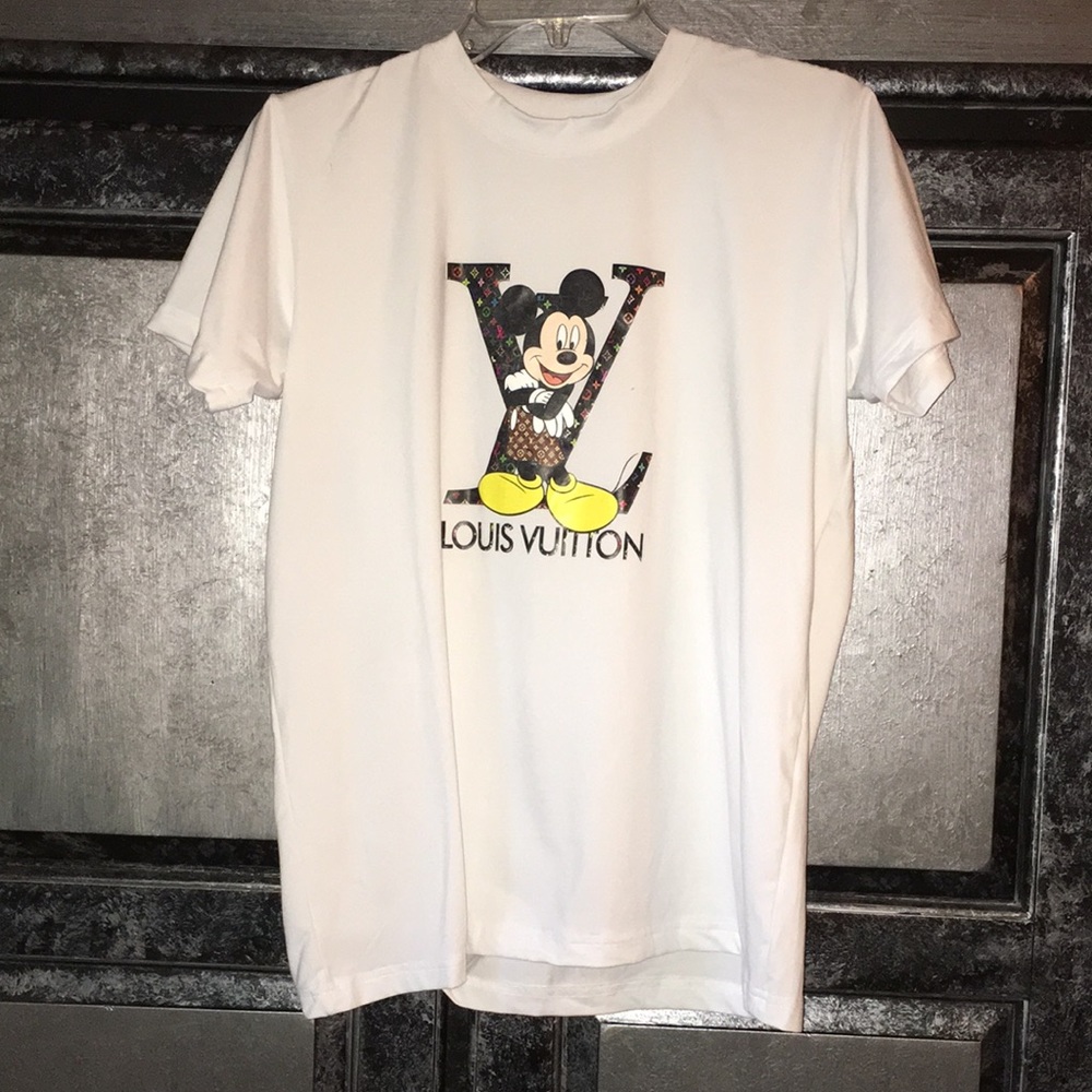 Louis Vuitton and Mickey Mouse Tee Shirt